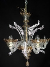 An ornately made Murano glass