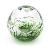 *An Orrefors Glass Graal Vase