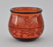 An Orrefors Graal Vase by Jan