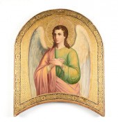 AN ORTHODOX ICONOSTASIS PANEL