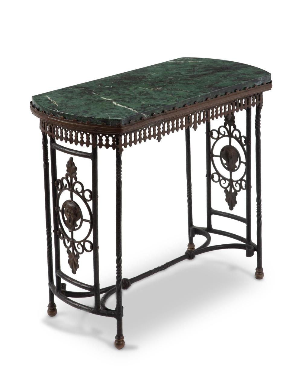 AN OSCAR BACH-STYLE WROUGHT IRON
