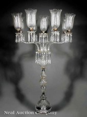 An Osler-Style Cut Glass Nine-