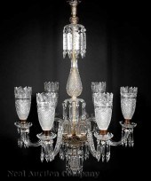 An Osler-Style Cut Glass Six-L