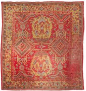 AN OUSHAK CARPET, ANATOLIAAn O