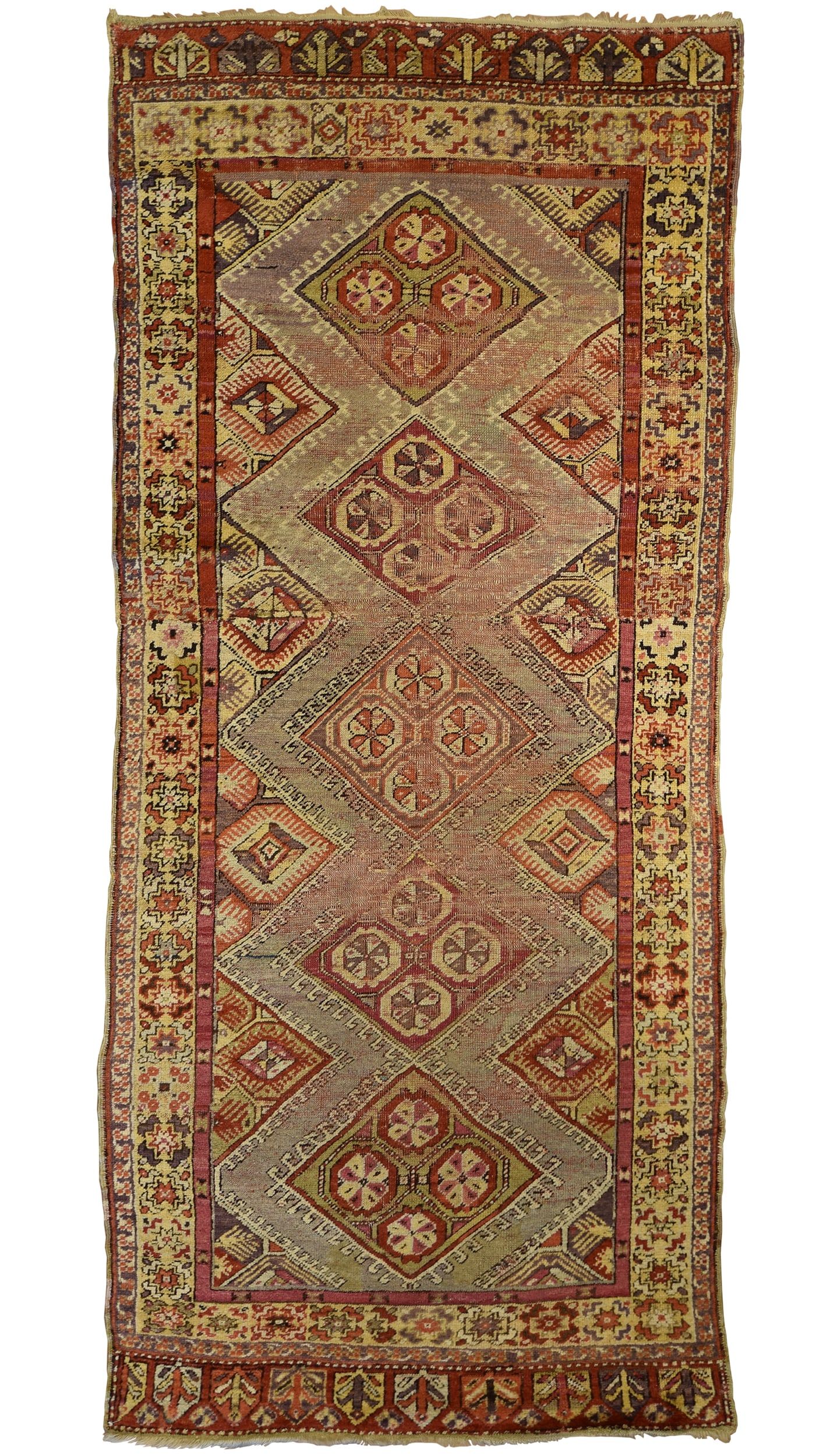AN OUSHAK RUG, TURKEY, MID 19TH