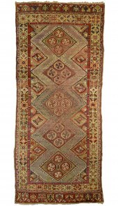AN OUSHAK RUG, TURKEY, MID 19T