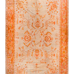 An Oushak Wool Rug West Anatolia,
