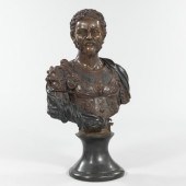 An Over Life Size Bronze Bust
