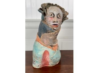 An polychrome decorated artisan
