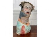 An polychrome decorated artisa