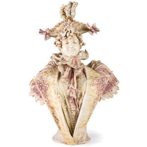 An RSTK Amphora Porcelain Bust Late