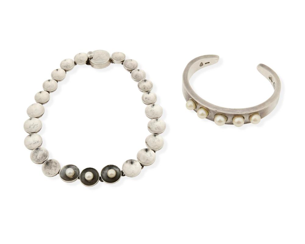 AN SET OF ANTONIO PINEDA SILVER AND