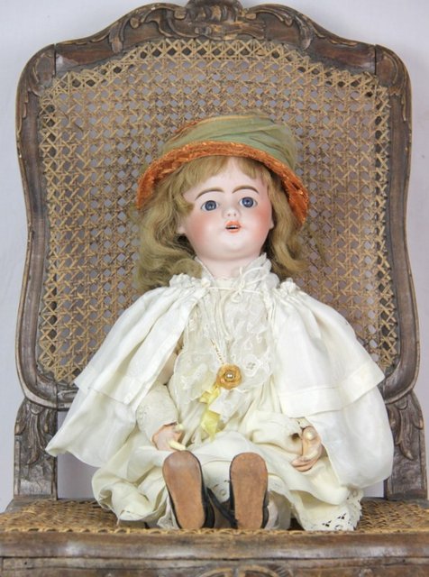 An S.F.B.J. bisque head doll