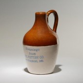 AN UNDATED UHL POTTERY GREETIN