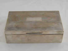 An unengraved engine turned