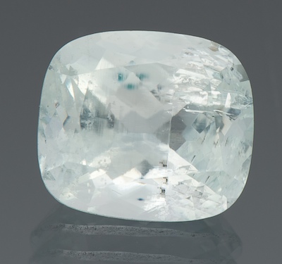 An Unmounted Aquamarine Gemstone