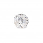 AN UNMOUNTED DIAMOND AND FOURT