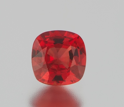 An Unmounted Orange Sapphire 1.10