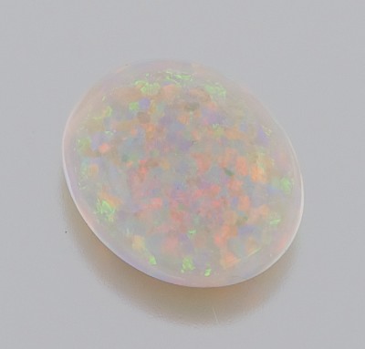 An Unmouted White Opal Cabochon