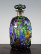 An unusual amber green blue an