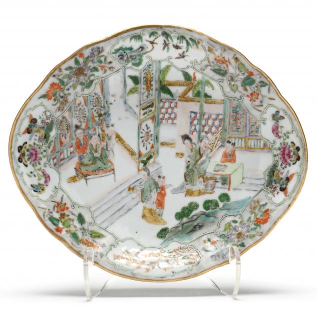 AN UNUSUAL CHINESE EXPORT PORCELAIN