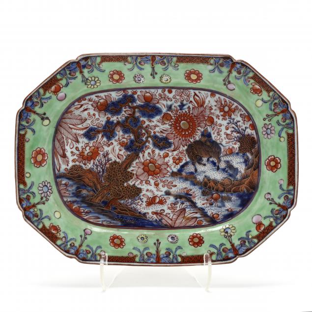 AN UNUSUAL CHINESE EXPORT PORCELAIN