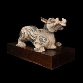 An Unusual Chinese Painted Gre