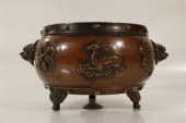 AN UNUSUAL COPPER 'BEAST' LION