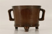 AN UNUSUAL COPPER HANDLE CENSE
