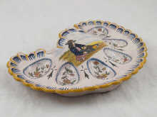 An unusual French ceramic oyster