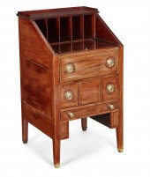 AN UNUSUAL GEORGE III MAHOGANY