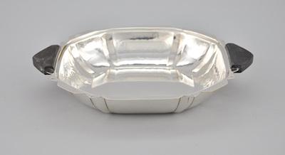 An Unusual Silver Plated Serving