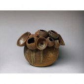 An unusual studio pottery 'mul