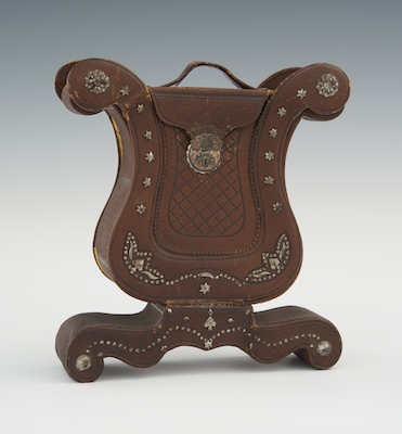 An Unusual Victorian Leather Clad
