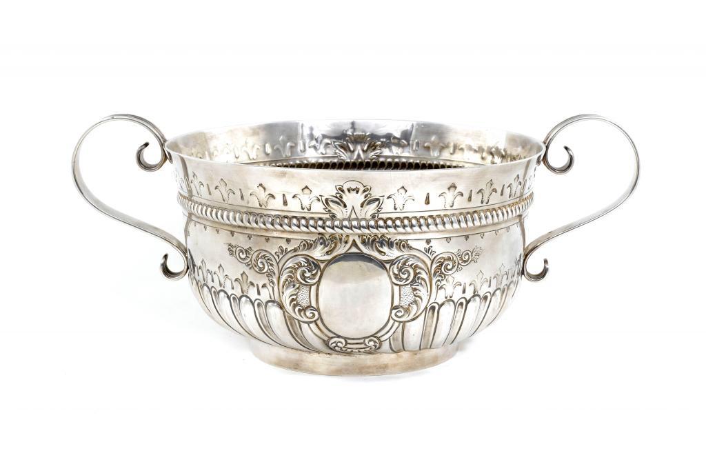 AN UNUSUAL VICTORIAN PUNCH BOWL