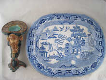 An unusual Victorian stoneware Arum