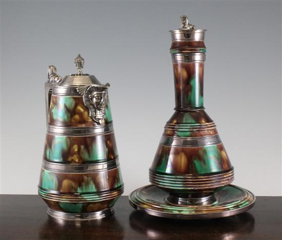 An unusual Wedgwood majolica and