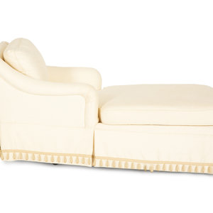 An Upholstered Chaise Longue 