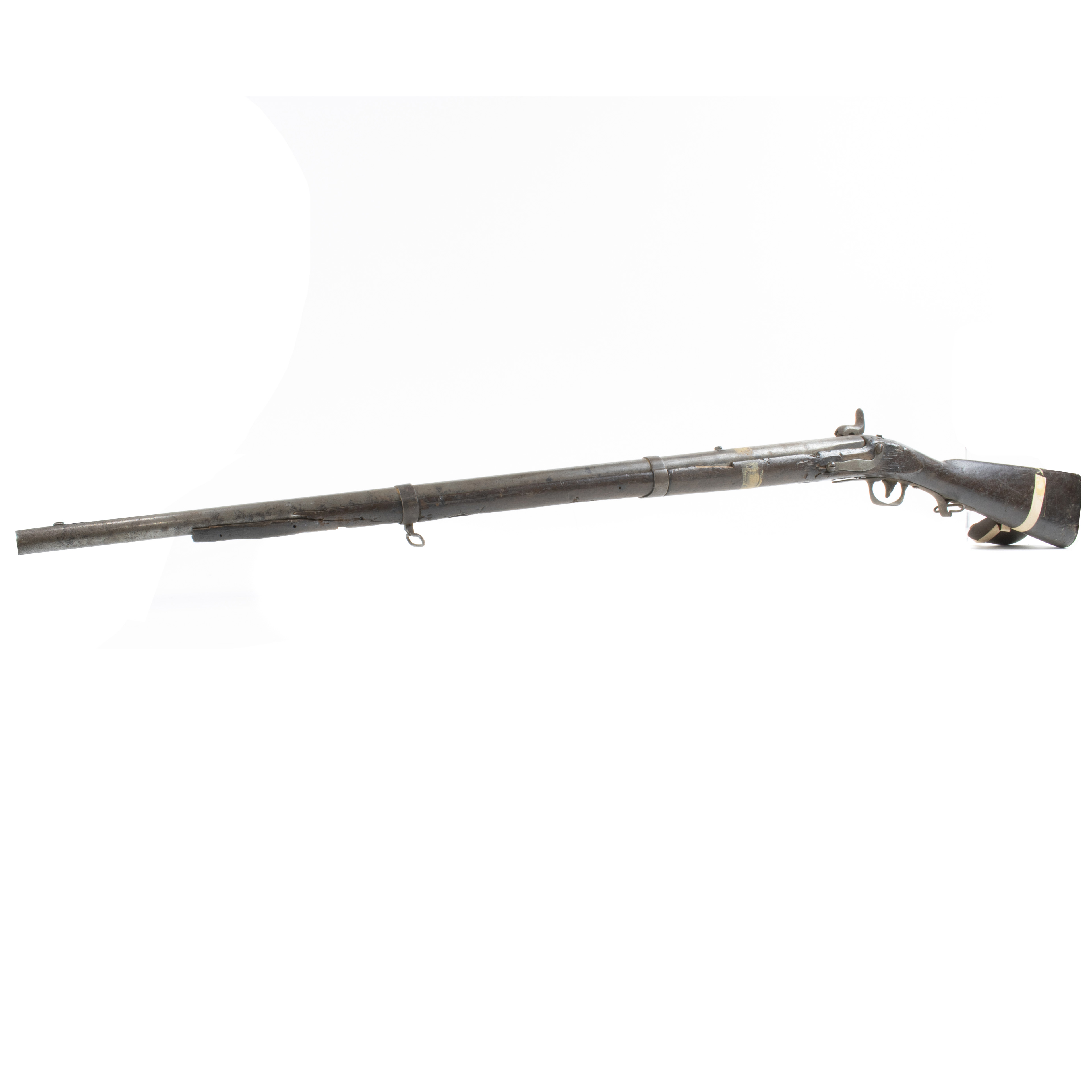 AN US SPRINGFIELD FLINT LOCK,
