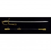 AN U.S.N. DRESS SWORD, RETAILE