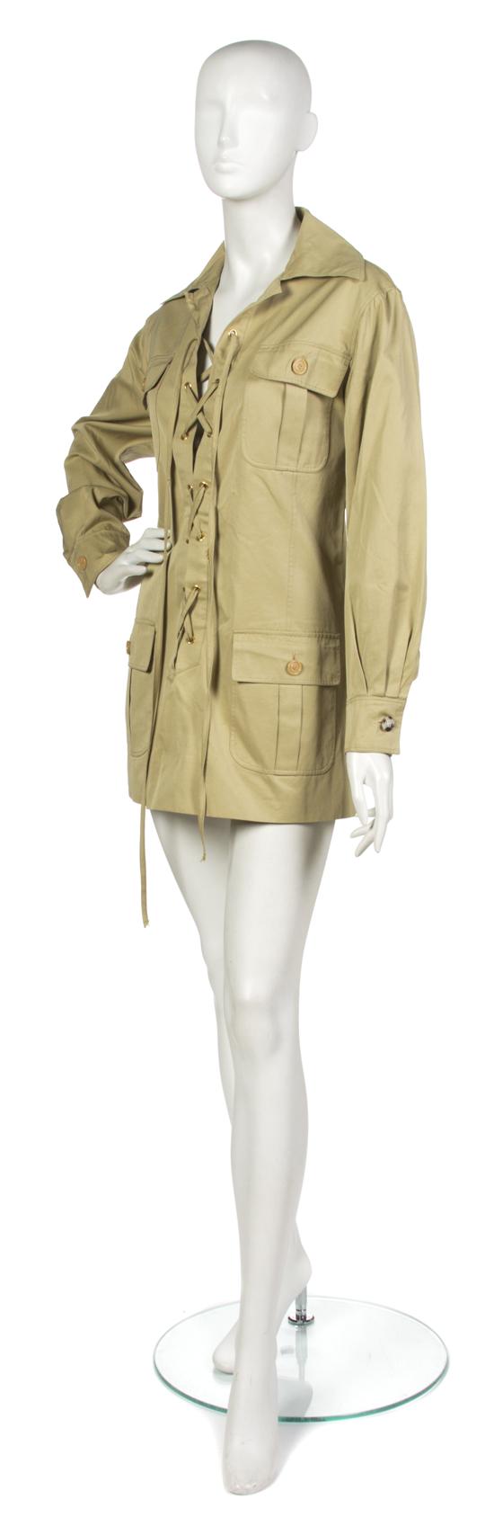 An Yves Saint Laurent Khaki