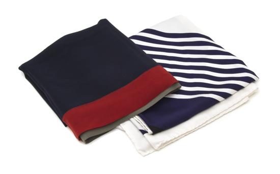 An Yves Saint Laurent Silk Scarf in