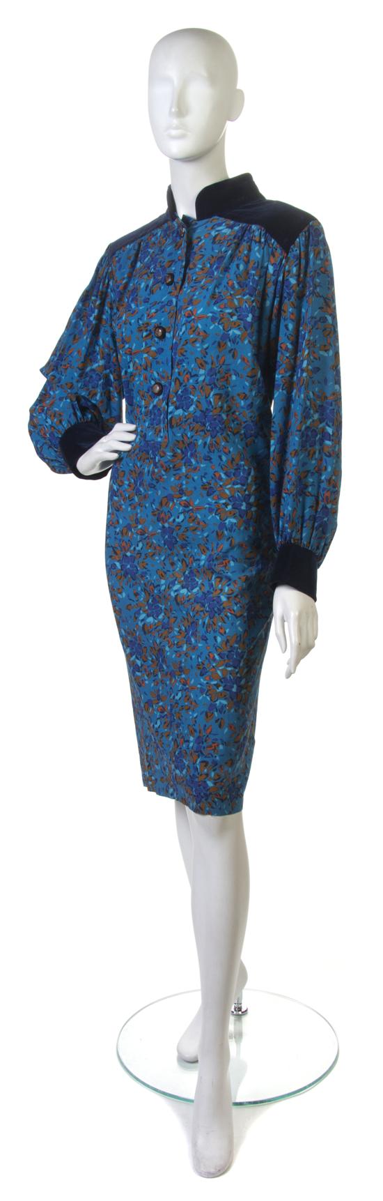 An Yves Saint Laurent Wool Floral