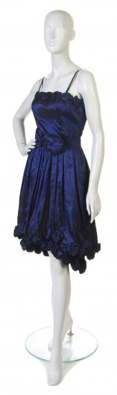 An Yves St. Tropez Blue Silk C