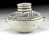 ANASAZI BLACK-ON-WHITE POTTERY