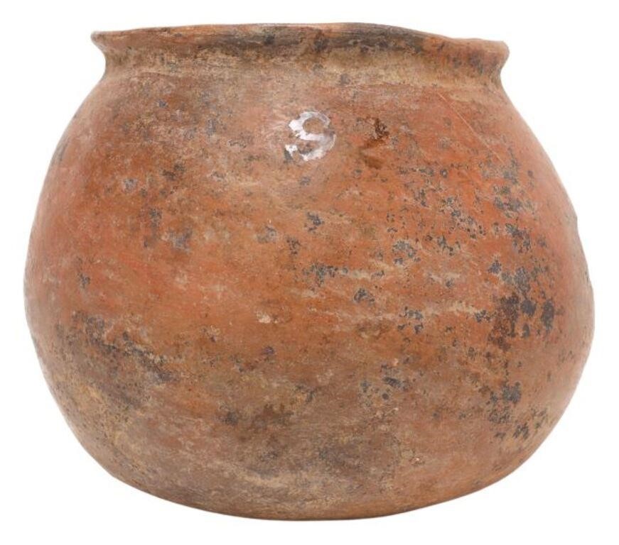 ANASAZI PLAINWARE POTTERY JAR,