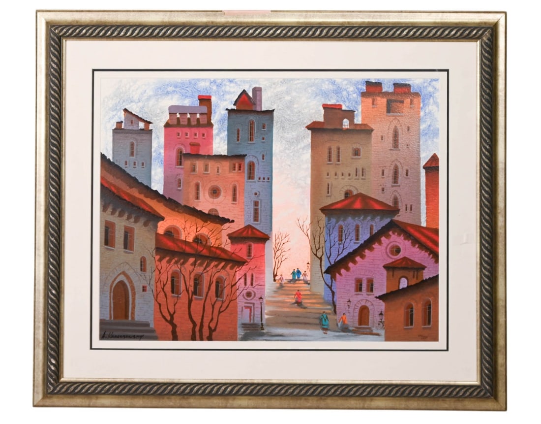 ANATOL KRASNYANSKY SIGNED SERIGRAPH