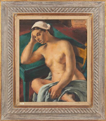 ANATOL SHULKIN, NUDE STUDY, O/C