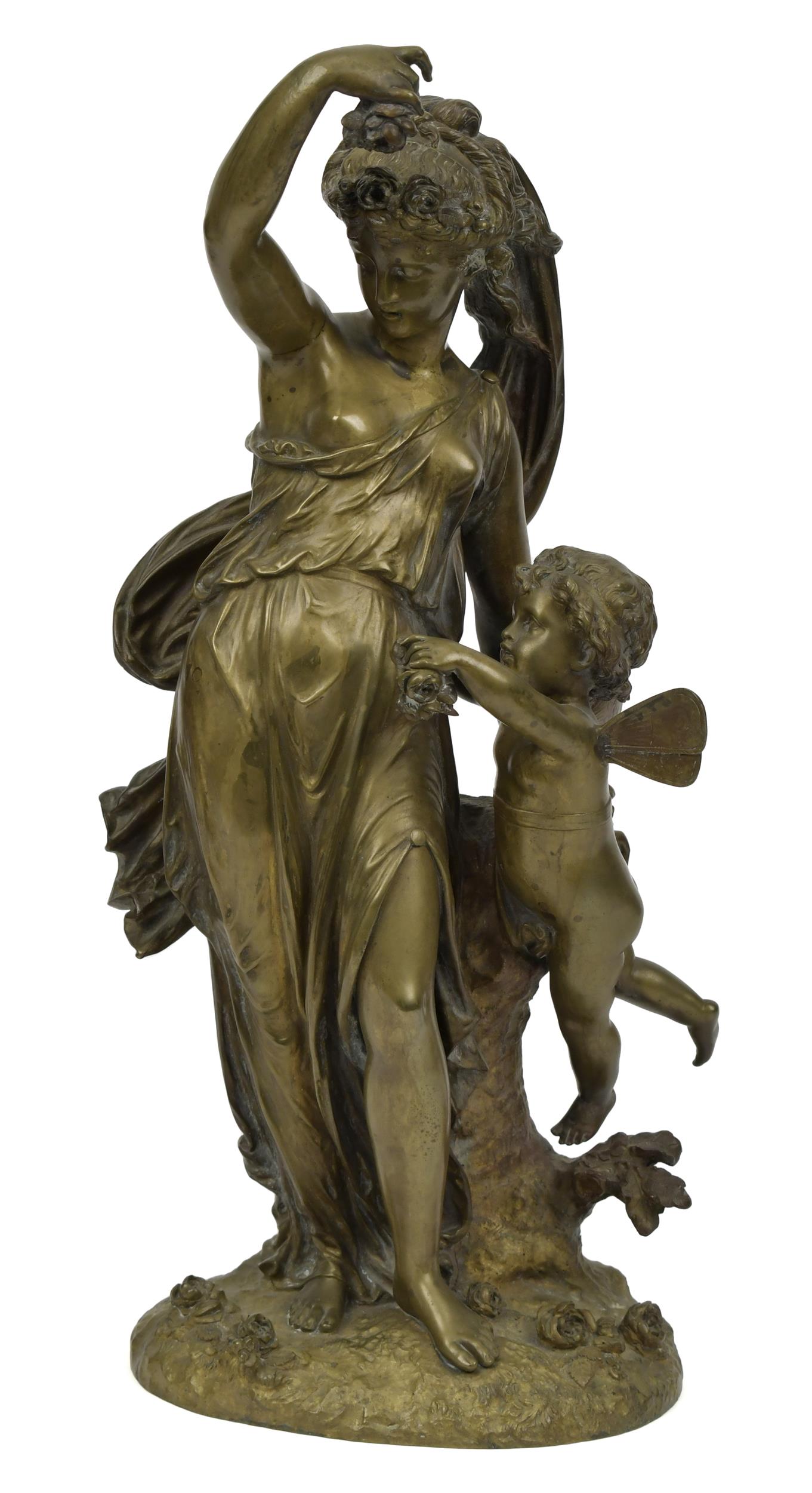 ANATOLE GUILLOT BRONZE SCULPTURE,