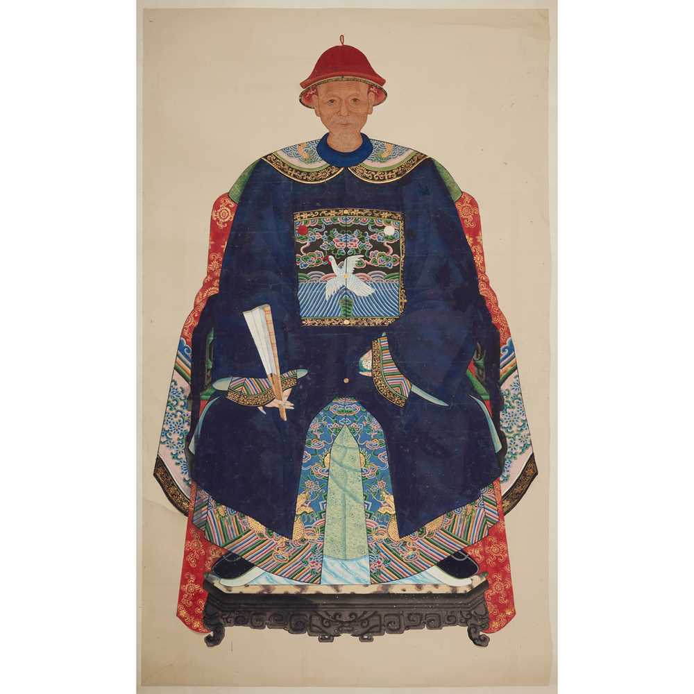 ANCESTOR PORTRAIT PAINTING QING
